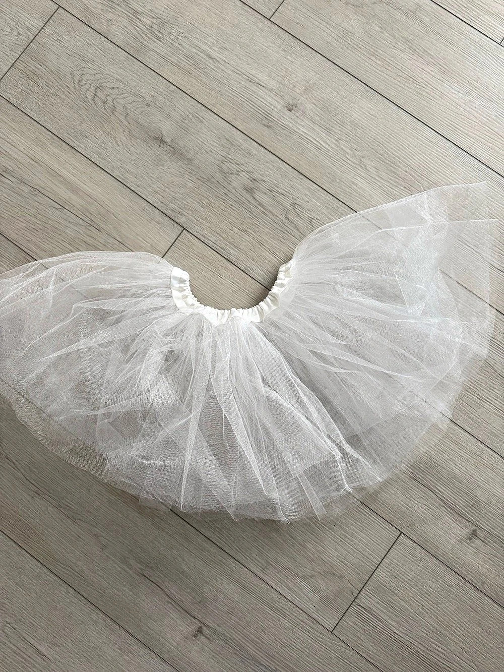 White Tulle Tutu Skirt